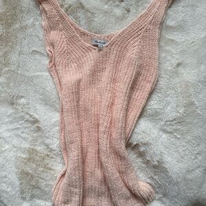 Madewell Peach Knit Tank